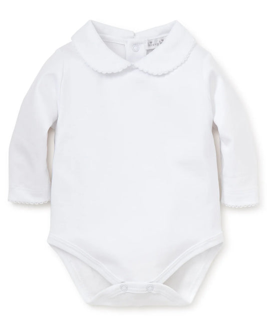Body Blanco Kissy Basics L/S de Manga Larga con Cuello de Punto