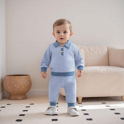 Conjunto Suéter + Pantalón Otoño-Invierno — Bebé Niño 6m-4T