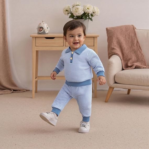 Conjunto Suéter + Pantalón Otoño-Invierno — Bebé Niño 6m-4T