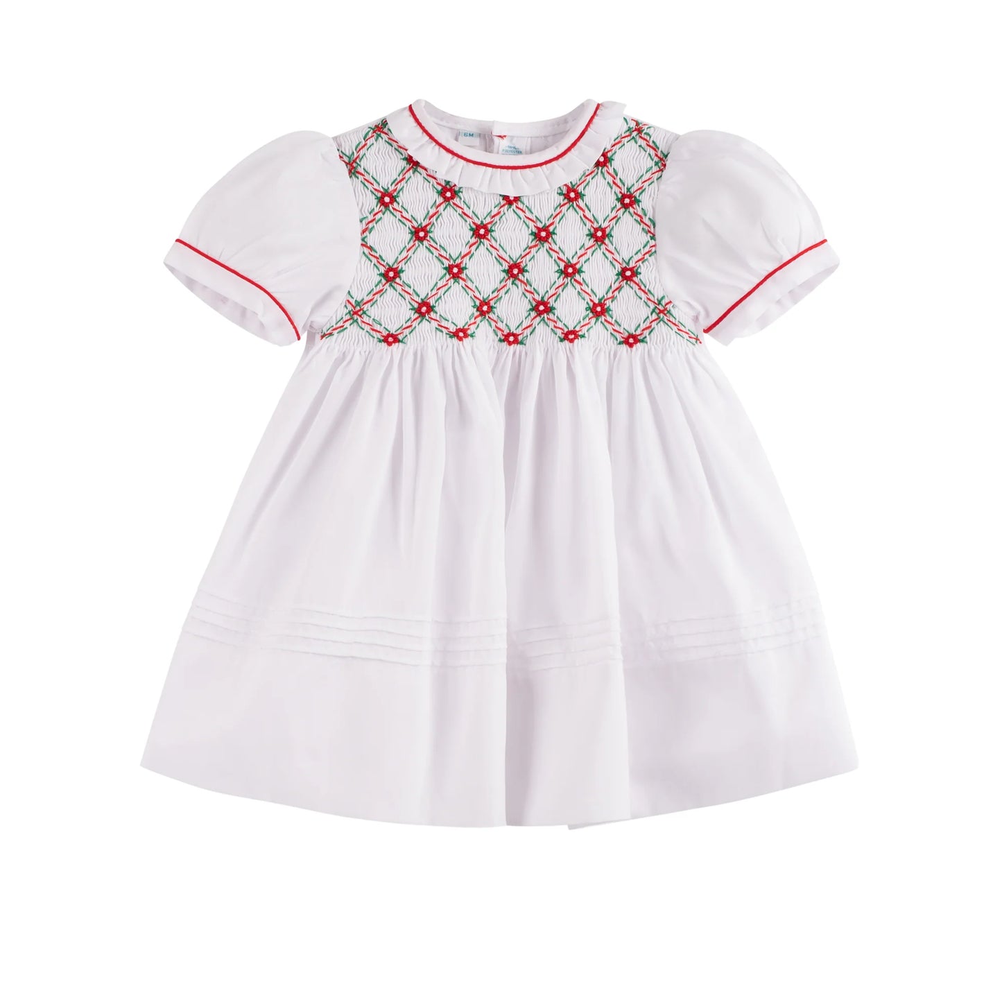 Vestido de fiesta floral fruncido