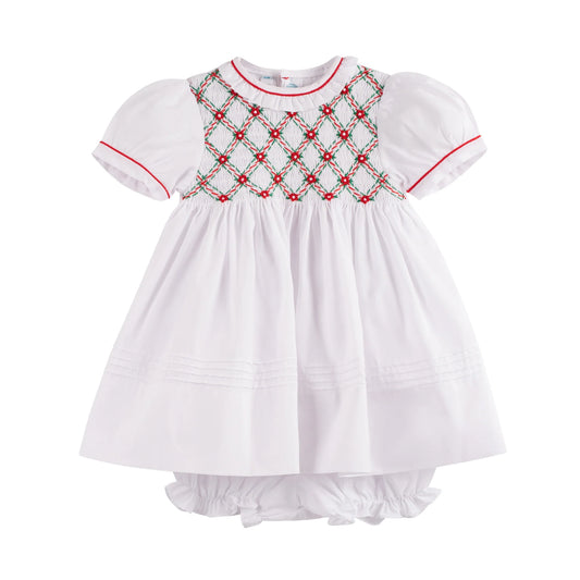 Vestido de fiesta floral fruncido