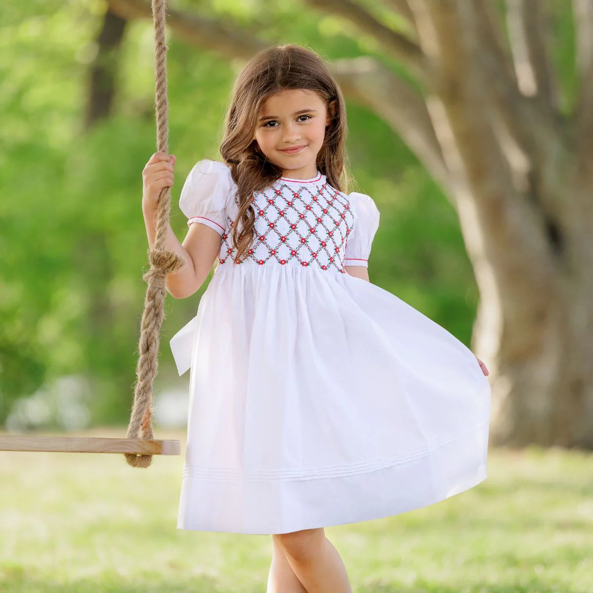 Vestido de fiesta floral fruncido