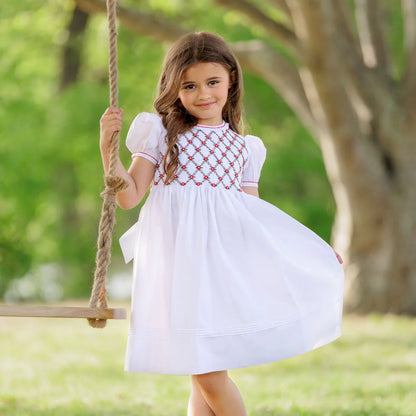 Vestido de fiesta floral fruncido