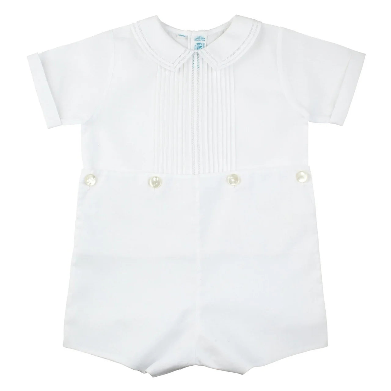 Classic Bobby Suit para Bebé Niño – Blanco