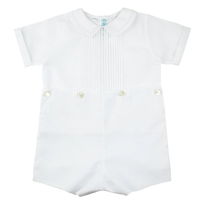 Classic Bobby Suit para Bebé Niño – Blanco