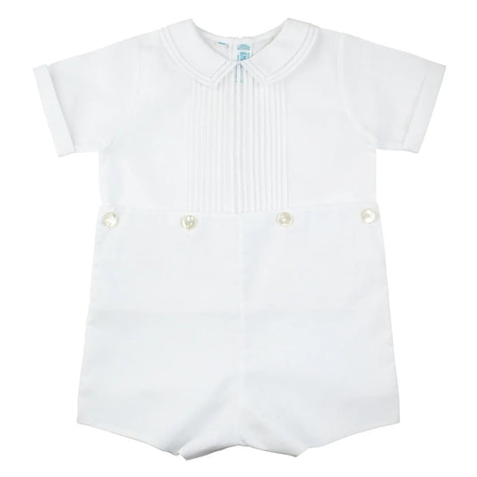 Classic Bobby Suit para Bebé Niño – Blanco