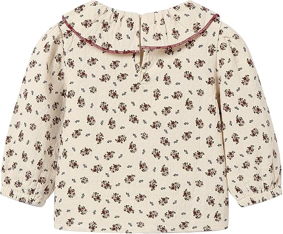 Blusa Floral con Cuello de Volantes — Bebé Niña 12m-6X