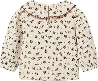 Blusa Floral con Cuello de Volantes — Bebé Niña 12m-6X