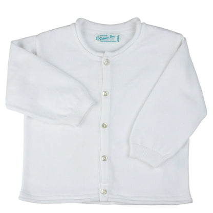 Cardigan with Braided Design and Curled Edges | Soft and Elegant Sweater