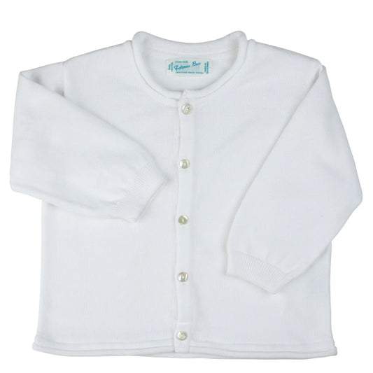 Cardigan con Diseño Trenzado y Bordes Rizados | Saco Suave y Elegante