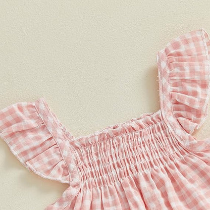 Conjunto de Verano Manga Volantes + Short — Bebé Niña 3-24m