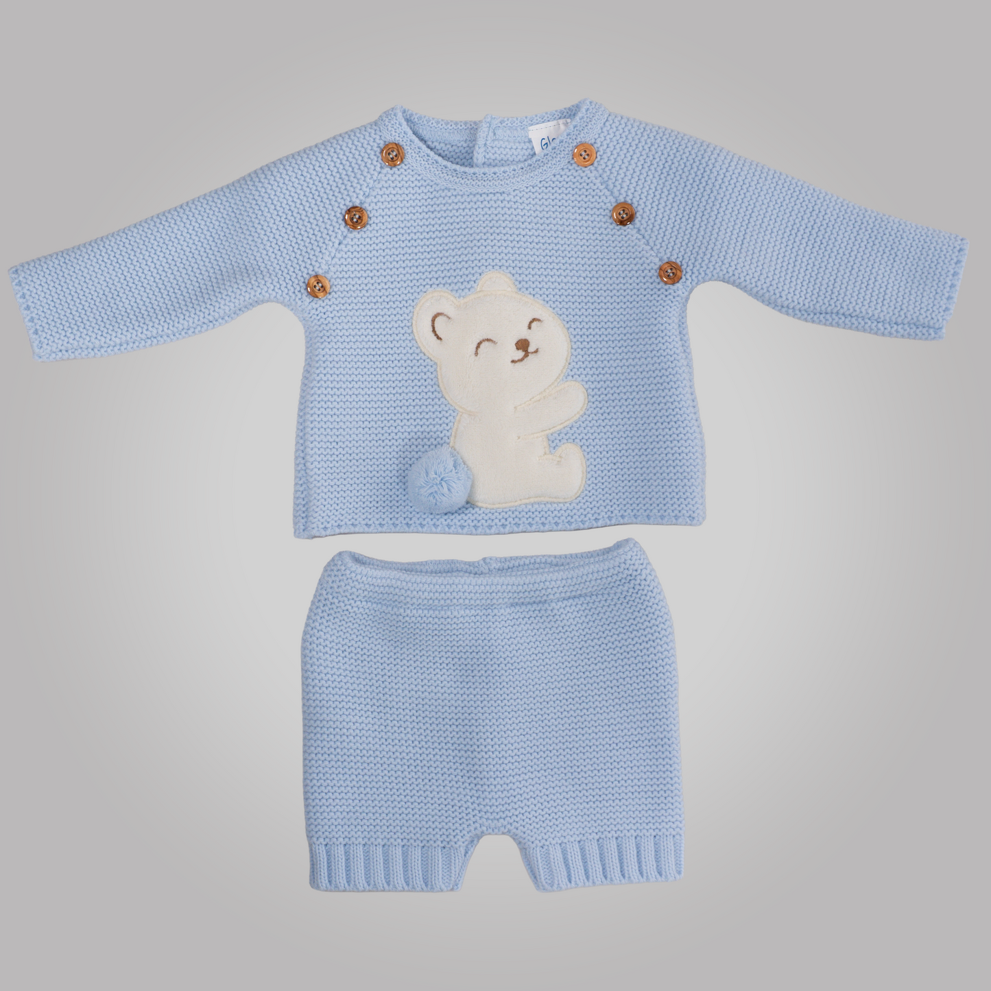 Conjunto primera puesta osito cariñoso unisex