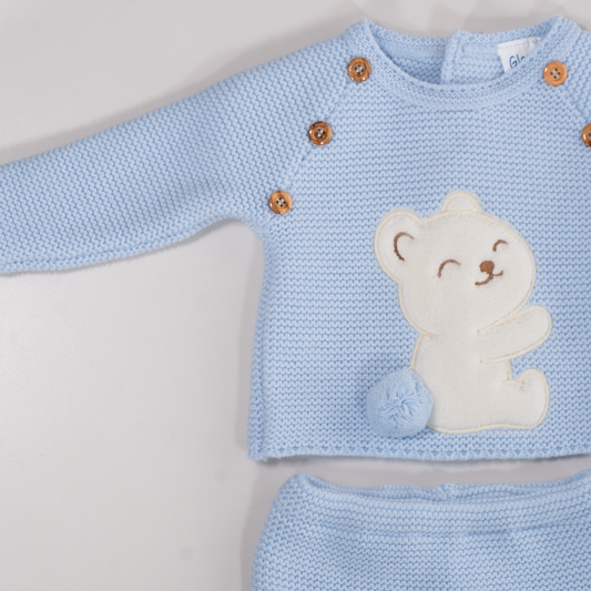 Conjunto primera puesta osito cariñoso unisex