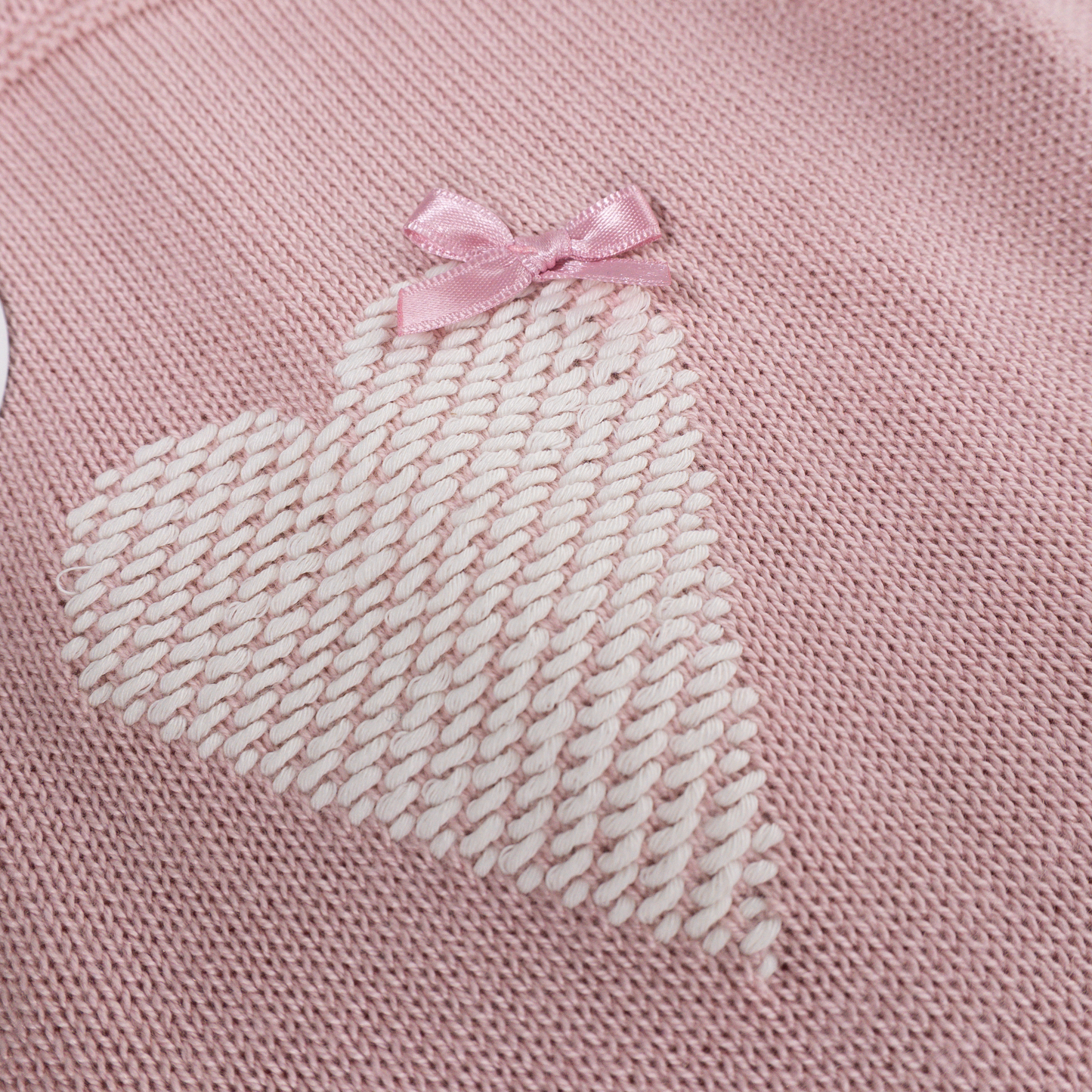 Vestido de punto corazon