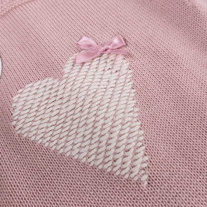 Vestido de punto corazon