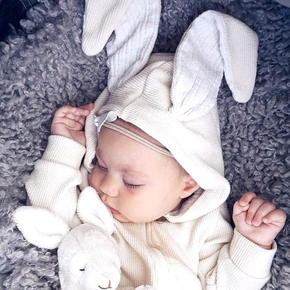 Enterizo Conejo de Pascua con Capucha — Bebé Unisex