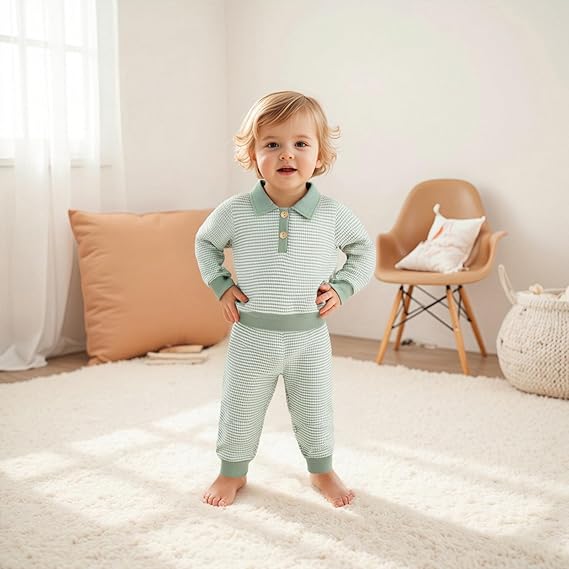 Conjunto Suéter + Pantalón Otoño-Invierno — Bebé Niño 6m-4T