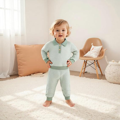Conjunto Suéter + Pantalón Otoño-Invierno — Bebé Niño 6m-4T