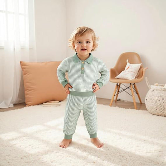 Conjunto Suéter + Pantalón Otoño-Invierno — Bebé Niño 6m-4T
