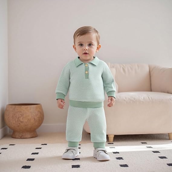Conjunto Suéter + Pantalón Otoño-Invierno — Bebé Niño 6m-4T