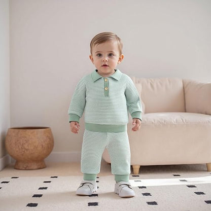 Conjunto Suéter + Pantalón Otoño-Invierno — Bebé Niño 6m-4T