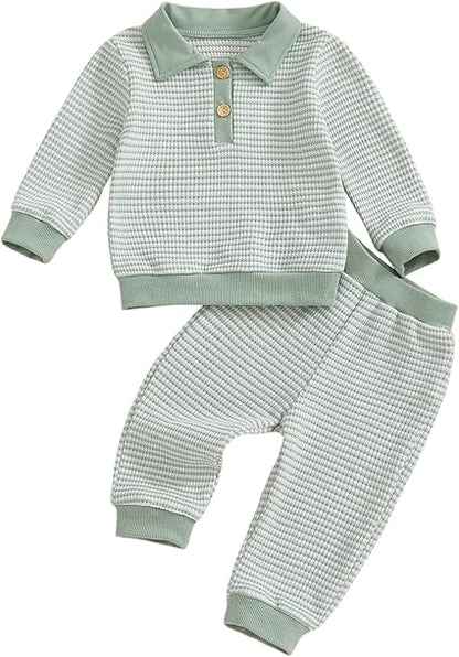 Conjunto Suéter + Pantalón Otoño-Invierno — Bebé Niño 6m-4T