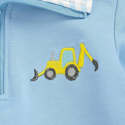 Sudadera con Cuello y Cremallera — Niño Otoño-Invierno 12m-4T