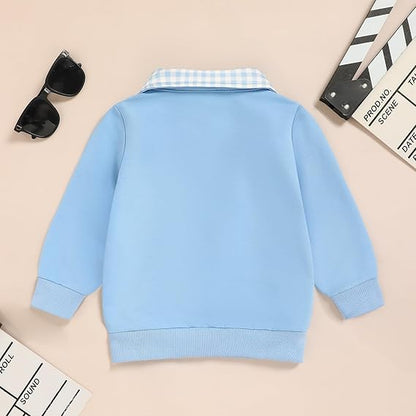 Sudadera con Cuello y Cremallera — Niño Otoño-Invierno 12m-4T