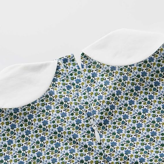 Vestido de Algodón Manga Corta/Larga — Niña 6m-3T