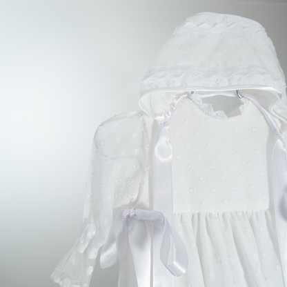 Vestido más capota niña