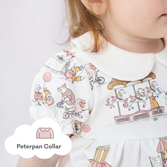 Vestido con Bloomer de Algodón — Bebé Niña 0-24m