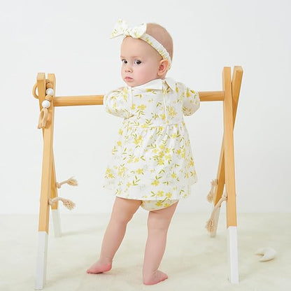 Vestido con Bloomer de Algodón — Bebé Niña 0-24m
