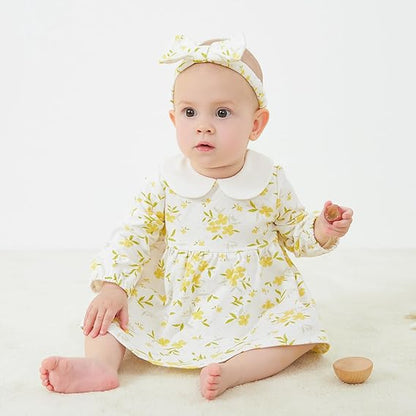 Vestido con Bloomer de Algodón — Bebé Niña 0-24m