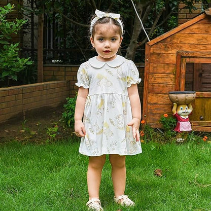 Vestido con Bloomer de Algodón — Bebé Niña 0-24m